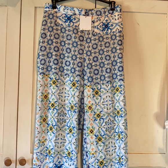 ZARA multi printed patchwork polyester pants and top - Picture 5 of 16